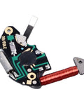 Precision Quartz Watch Movement Coil Circuit Board Alloy Replacement Part For Clock Repair And DIY Watch Modification, red coil visible