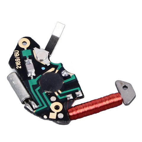 Precision Quartz Watch Movement Coil Circuit Board Alloy Replacement Part For Clock Repair And DIY Watch Modification, red coil visible