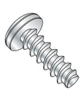Illustration of Steel Thread Rolling Screw For Plastic Zinc Plated Pan Head Phillips Drive Self Tapping Fastener One Quarter Ten Thread Size