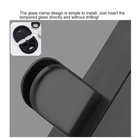 Heavy Duty Corner Post For Glass Stair Railing System Top Shelf Metal Clamp Kit Super Sleek Square Guard Rail Hardware For Indoor Balcony Hallway Or Loft Panels No Sweat Setup