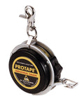 Auto Rewind Tape Measure 3/8 Inch By 50 Feet With Nylon Coated Blade Double Sided Markings For Fractions 8ths And 16ths Built Like A Workhorse