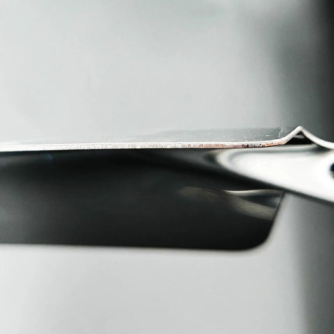 Close-up of stainless steel blade, Built To Last Stainless Steel Garden Shovel With Ergonomic Wooden Handle For Digging, Planting, Lawn Care And Trowel Tasks, Anti Slip Spade For Smooth Digging And Comfortable Use.