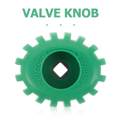 Green valve knob for Diving Tank Valve Handle Replacement Handwheel Stainless Steel Metal Control Switch