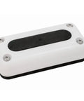 Built To Last Rectangle Cable Gland For Marine Use With Waterproof Cable Seal Marine Grade Plastic Or Stainless Steel Build For Easy Cable Routing Keeps Water Out On Boats Or Harsh Environments Fits Multiple Cables All Weather Durability, white 4-inch gland