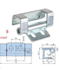 90 Degree Industrial Cabinet Door Hinge Switch For Distribution Box Control Box Fitting Hardware Part Heavy Duty Easy Install