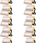 Heavy Duty 100W LED Flood Lights Hella Bright IP65 Waterproof Security Lamps set in a grid, showcasing rugged aluminum design.
