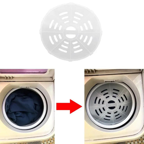 3 Pack Portable Washing Machine Spin Dryer Covers Plastic Cap Disc Screens Fit Twin Tub Mini Washers, showing installation process.