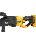Badass Heavy Duty Cordless Stud And Joist Drill Kit Includes 20V Max Battery And Charger With Anti Rotation Feature, side view.
