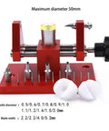 Pro Grade Watch Back Remover Tool Kit displayed with accessories on red base, showing needle and blade sizes.