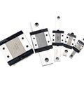 Get Your Hands On This Killer Precision Linear Guide Rail Kit Complete With Pre Drilled Support Blocks For Super Smooth Low Friction Motion In Robotic Arms CNC Machines And All Your DIY Automation Projects Easy Install Zero Maintenance Required. MR7-MR15 linear rail blocks and rails