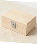 Wooden box with silver clasp featuring 8 Pack Silver Metal Box Clasps With Spring Loaded Center Latches Lockable Draw Latch Hardware