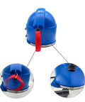 Sandblasting Hood And Helmet With Safe Air Feed Shoulder Protection For Sandblasters Durable ABS Mask With Double Lens