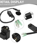 Polaris CDI Box Ignition Coil Kit Replacement For Sportsman Predator Scrambler 50 90 2001 2007 with voltage regulator rectifier