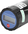 Close-up of Soil Tester Nutrient Meter with NPK Sensor for Garden Lawn Farm Indoor Outdoor Use, digital display visible.