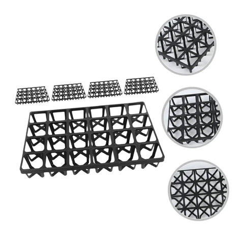 Five Pack Nursery Pot Brackets Durable Planting Trays Racks For Seedling Germination Perfect For Home Garden Greenhouse Seed Starter Kit And Veggie Grow Space