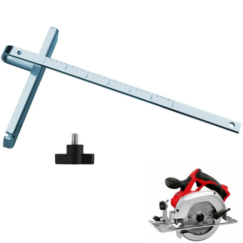 Rip Straight Cuts Like A Boss With This Badass 49-22-1001 Circular Saw Rip Fence Guide Kit, shown with a black screw fitting.