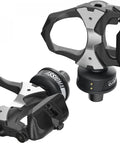 Assioma Duo Upgraded Double Sided Power Meter Pedals shown with dual-sided design and waterproof build for road cycling.