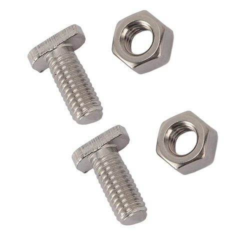 50 Pack Greenhouse Repair Kit With Square Head Bolts And Nuts For Garden Projects Durable Metal Replacement Parts For Greenhouses And Outdoor Structures T Shaped
