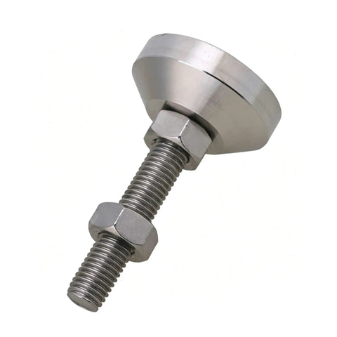 Adjustable Leveling Feet Set 4 Pcs Stainless Steel M12x50mm Threads Beefy Heavy Duty Machine Furniture Feet