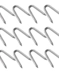 U Shaped Garden Stakes And Fence Nails 100 Pack For Fast Easy No Fuss Installation And Heavy Duty Fixes For Fences Anchors And Garden Decor