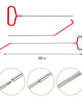 Magnetic Flexible Claw Grabber Pickup Tool With LED Light For Cars 24 Inch Reach 25 Piece Car Tool Kit Built For Snagging Loose Screws