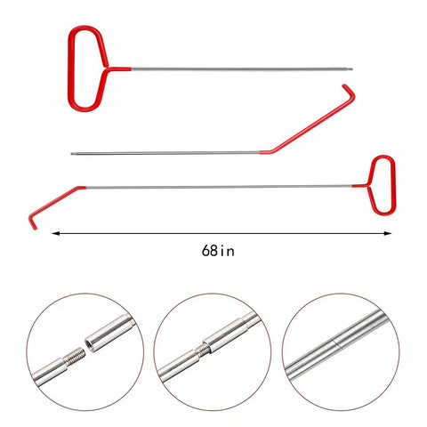 Magnetic Flexible Claw Grabber Pickup Tool With LED Light For Cars 24 Inch Reach 25 Piece Car Tool Kit Built For Snagging Loose Screws
