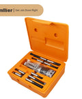 2 Inch Boring Head With R8 Shank Pro Grade Heavy Duty Boring Bar Set For Milling And Lathe Work, 9 Carbide Tipped Bars in case