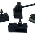 Wedge Type Quick Change Tool Post Set For Mini Lathe 6 to 9 Inch Swing Steel Construction With Built In Quick Tool Change holders