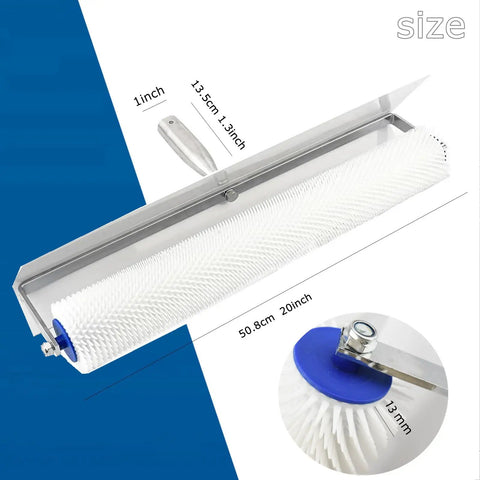 Self Leveling Cement Tool Kit With Spike Roller For Self Leveling Floors, Epoxy Floor Tools, stainless steel spike roller