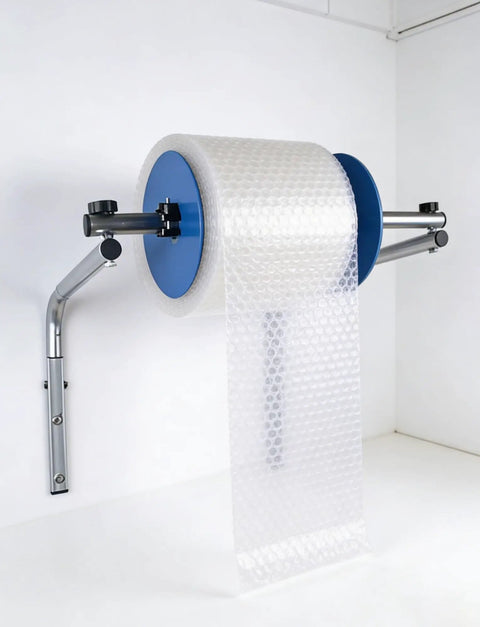 Wall Mounted Bubble Wrap Dispenser Frees Up Precious Floor Space For Fast Packing And Shipping Heavy Duty Roll Holder Locks Down Your Shipments While You Handle Moves Or Manage Your Shop