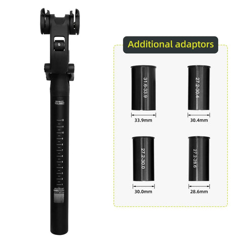 Smooth Ride Suspension Seatpost With Seven Diameter Options 27.2mm, 28.6mm, 30.0mm, 30.4mm, 30.9mm, 31.6mm, 33.9mm For Road