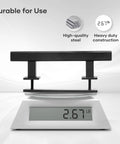 2 Pack 10 Inch Sliding Barn Door Pull Handle With Flush Hardware Double Sided Heavy Duty Rustic Matte Black Powder Coated