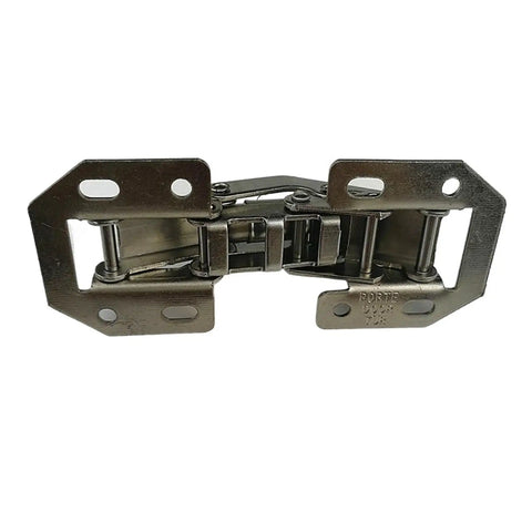 Rotating Concealed Hinges For Cabinets And Furniture 3 Inch No Drill Hole Bridge Shaped Spring Hinge, full overlay view