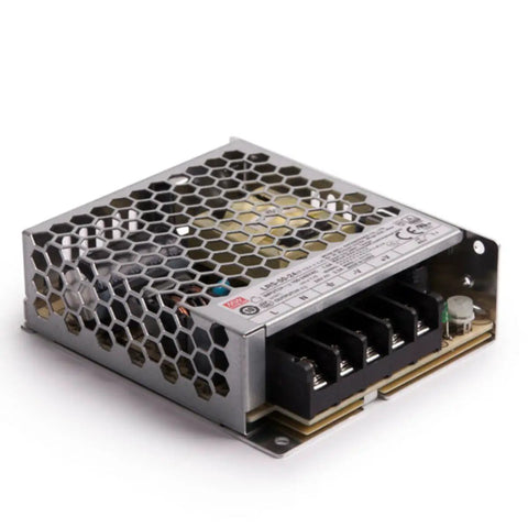 LRS-50-24 Switching Power Supply, 24V Output, 2.2A, 52.8W, Compact 3.9 x 3.23 x 1.18 Inches, single output with metal casing