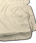 Beige Outdoor Swing Canopy Top Replacement Cover For Porch And Patio Yard Chair, Easy Fit No Fuss Weatherproof Dustproof Shield