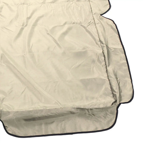 Beige Outdoor Swing Canopy Top Replacement Cover For Porch And Patio Yard Chair, Easy Fit No Fuss Weatherproof Dustproof Shield