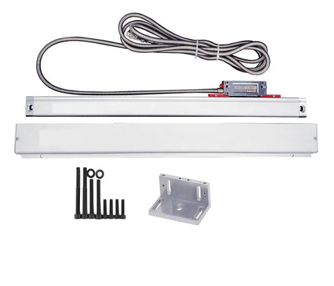 0.005mm Precision Optical Linear Scale Encoder For DRO Lathe And Milling Machines, 70mm To 470mm Ruler Sensor and mounting kit