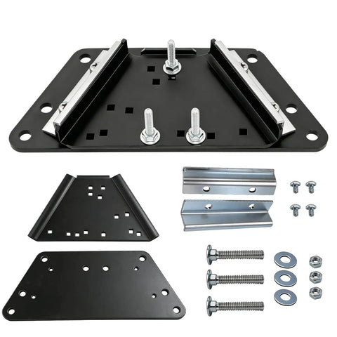 Heavy Duty Precision Workbench Plate Kit With Powder Coated Steel Frame, Includes Two Base Modules, Easy Tool Free Installation.