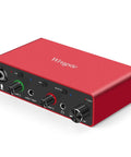 USB Audio Interface For PC With 24 Bit 192 KHz Resolution Plug And Play XLR Input 48V Phantom Power Noise Free Sound