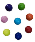 Bright Colored Mini Golf Balls Eight Pack For Practice And Fun For All Golfers Indoor And Outdoor Training With High Visibility Colors