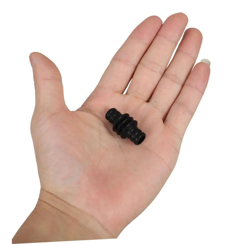 Hand holding Insulated Rubber Steam Wand Sleeve For Camping Coffee Makers And Espresso Gadgets Durable Pipe Insulation Cover