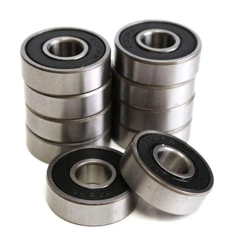 Deep Groove Ball Bearing Kit For Skateboard And Scooter, 608 2R 8X22X7MM Mini Roller Bearings, 10 Pack, steel bearings