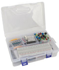 Electronic Components Starter Kit With Basic Repair Tools And Stepper Motor Servo For R3 Projects Packed With Wireless Communication Modules And Identity Authentication Features For Quick Hands On Learning, plastic case