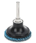 Badass Workhorse Air Powered Die Grinder With Sleek 90 Degree Bent Shaft, 2in buffing disc for rust removal and surface prep.