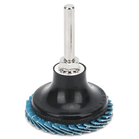 Badass Workhorse Air Powered Die Grinder With Sleek 90 Degree Bent Shaft, 2in buffing disc for rust removal and surface prep.