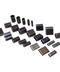 Versatile Hollow Punch Cutter Set With 24 Shape Styles For Small Leather Craft Projects, high carbon steel, silver