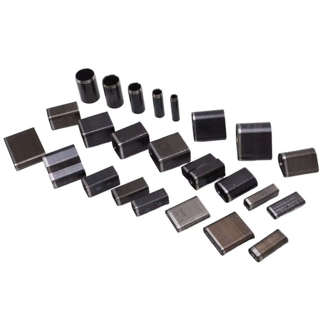 Versatile Hollow Punch Cutter Set With 24 Shape Styles For Small Leather Craft Projects, high carbon steel, silver
