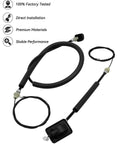 Left Or Right Side Power Sliding Door Cable Kit For Odyssey 2011 2020 Without Motor For Replacement 72546 TK8 A01, stainless steel shown.