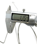 Caliper measuring wire of Beefed-Up Loop Active Receiving Antenna For 0.5 To 30 MHz Shortwave Radios, Low Noise Outdoor Waterproof