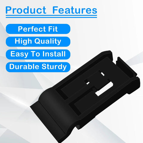 Heavy Duty Fuel Door Spring Clip Replacement For Toyota 4Runner Sienna 77358-30060, showing durable ABS plastic design.